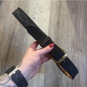 Black Wrangler Western Belt